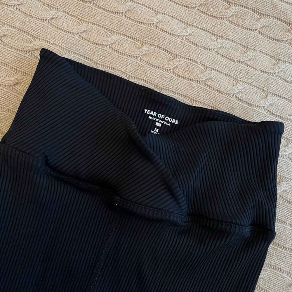 Year of Ours Veronica Ribbed Legging Size Medium